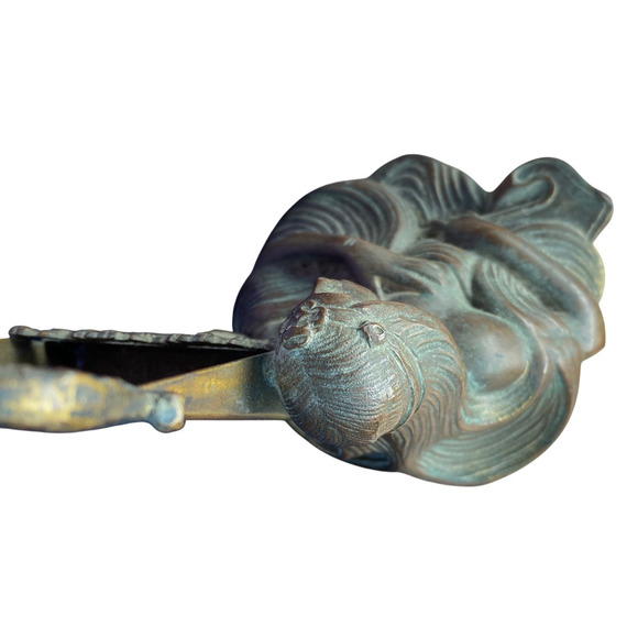 Antique 20th Century Bronze Detailed Maiden Tintype Picture Ornate Table Frame - Picture 4 of 15